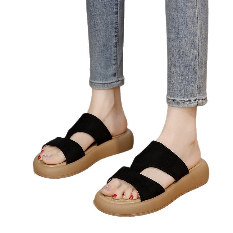 Damen Trendige Riemensandalen mit Komfort-Fußbett EB