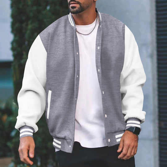Herren Sportliche Collegejacke EB