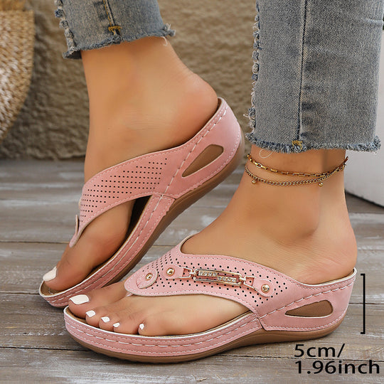 Damen ergonomische Sommerschuhe mit anatomischem Fußbett EB
