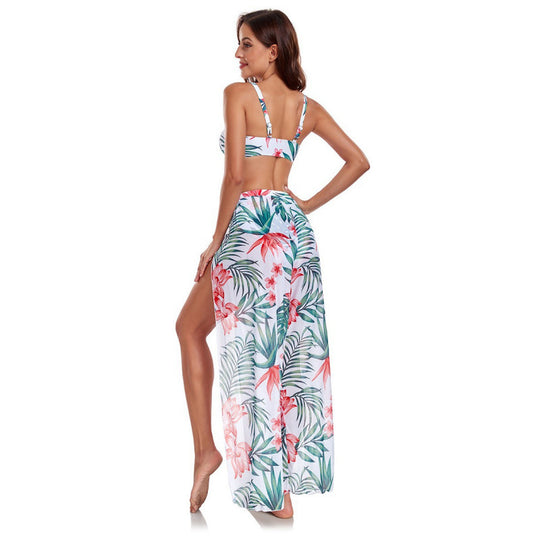 Damen Bikini-Set mit luftiger Strandhose EB