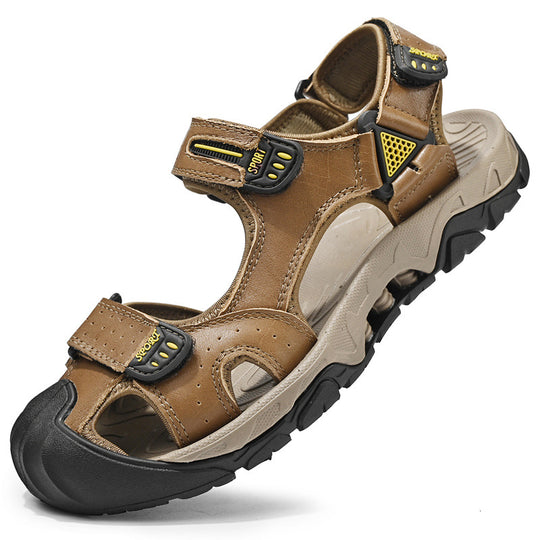Herren Sportliche Freizeitsandalen mit einem praktischen Klettverschluss und rutschfester Sohle EB