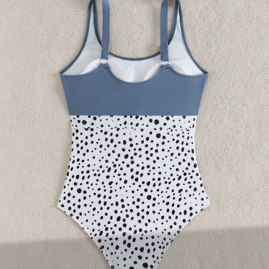 Damen Bikiniset mit Hoher Taille und Raffungen EB