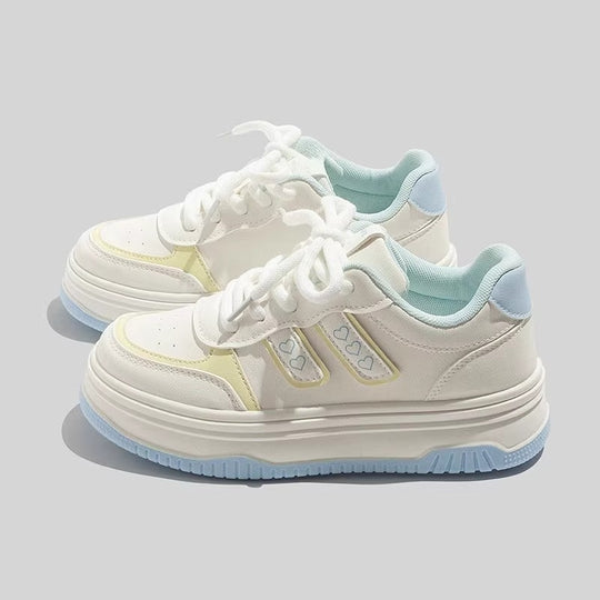Damen modische Sneaker mit nautischem Fischdesign und gepolsterter Sohle EB