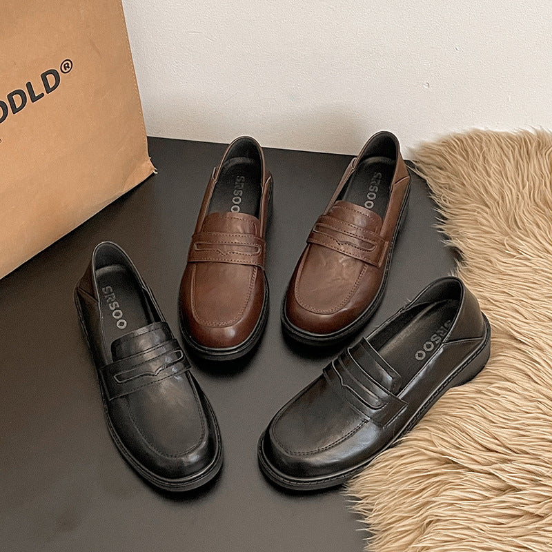 Damen Halbschuhe mit elegantem Loafer-Design und komfortabler Sohle EB