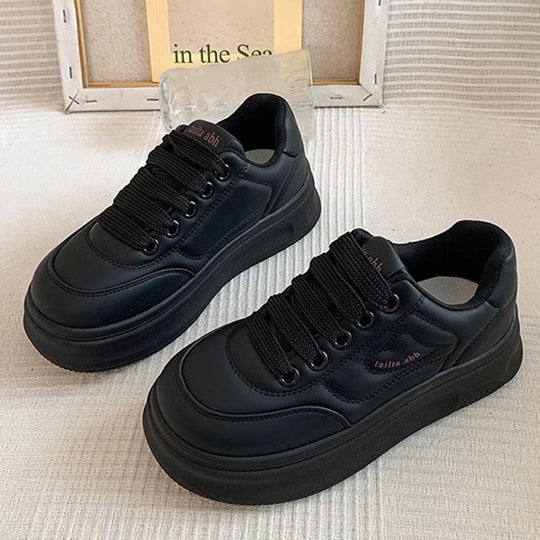 Damen Sportliche Sneaker mit dicker Laufsohle und komfortabler Dämpfung EB
