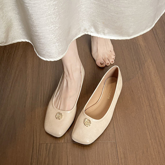 Damen Ballerinas mit dekorativem Schmuckdetail EB