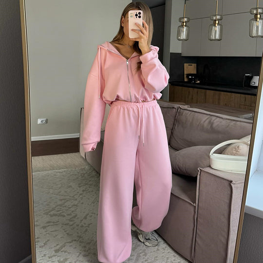 Damen gemütliches Sweat-Bekleidungsset EB