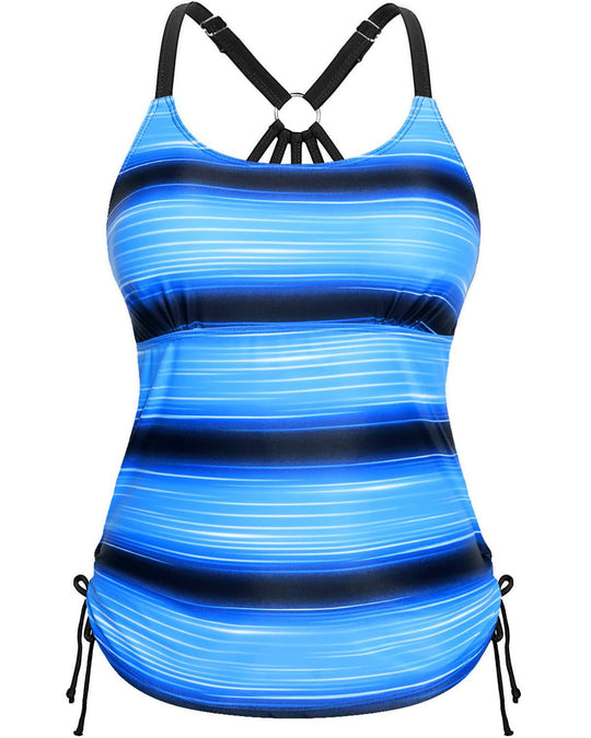 Damen Sportlicher Tankini mit racerback Design EB
