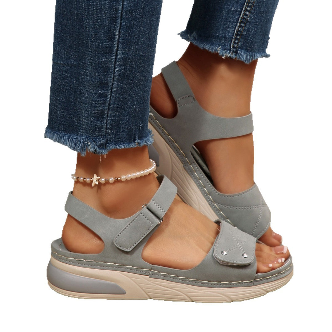 Damen Komfortable orthopädische Sandalen mit Riemen EB