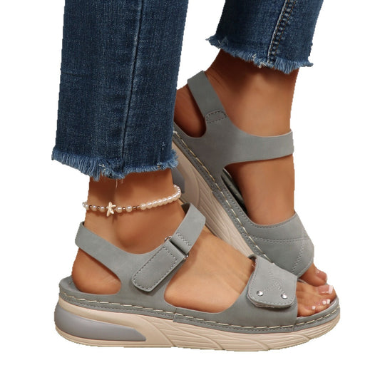 Damen Komfortable orthopädische Sandalen mit Riemen EB
