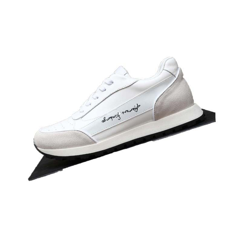 Damen Sportliche Sneakers mit hochwertiger Leder-Oberfläche und rutschfester Sohle EB