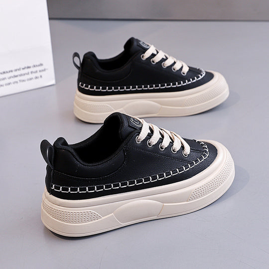 Damen Sneaker mit dicker, rutschfester Sohle und einzigartigem Design EB