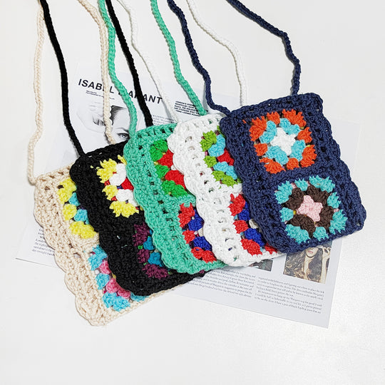 Damen Handgefertigte Häkel-Tasche EB 1779787760