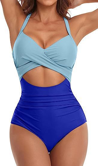 Damen Cut-Out Badeanzug EB