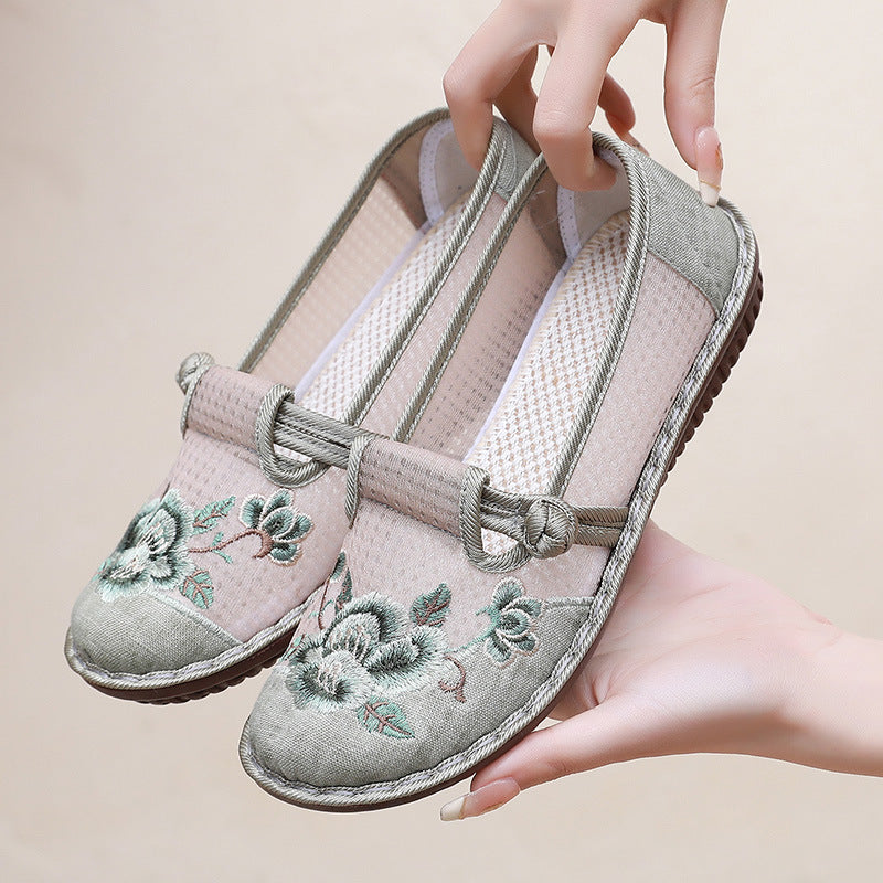 Damen Traditionelle bestickte Hausschuhe EB