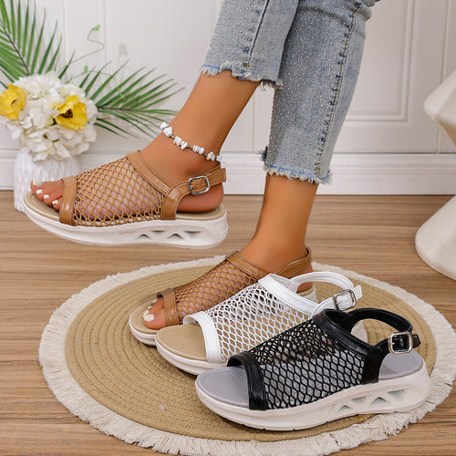 Damen Netzsandalen mit Komfort-Federung EB