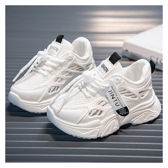 Damen Sneakers im modernen Sport-Look mit atmungsaktiven Mesh-Einsätzen und komfortabler Dämpfung EB