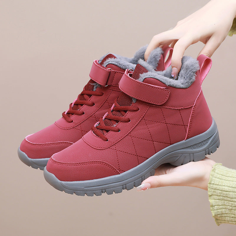 Damen Thermo-Wanderstiefel mit rutschfester Sohle und wärmendem Innenschuh EB