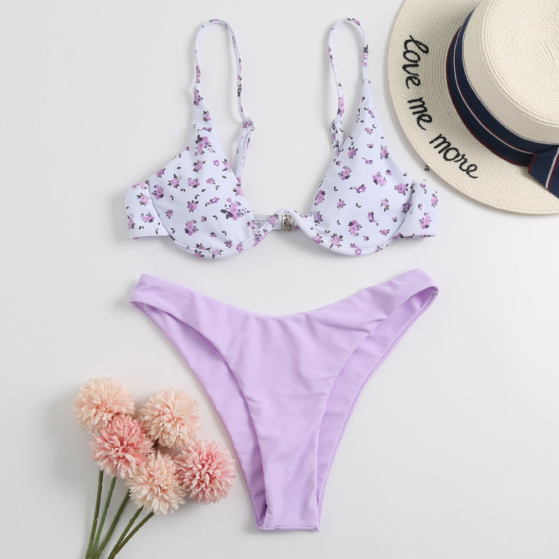 Damen Cup-Bikini-Set mit floralem Design EB