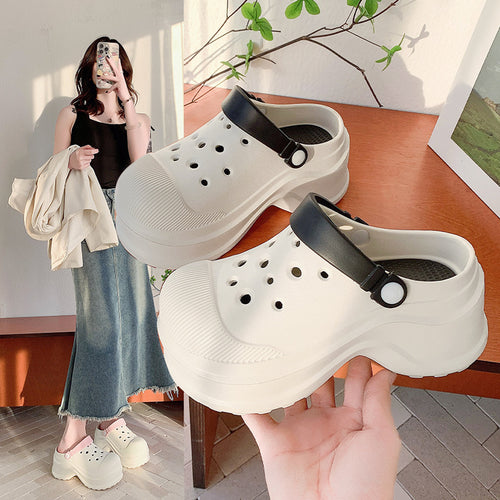 Damen modische Wasserclogs mit rutschfestem Design und verstellbarem Riemen EB
