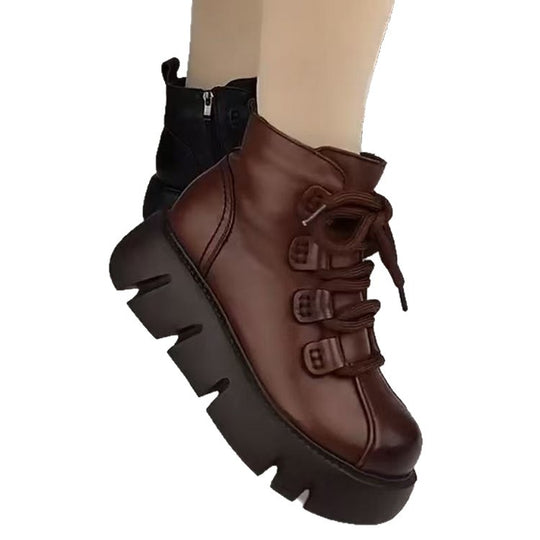 Damen Modische Winterstiefel mit flauschigem Innenfutter und rutschfester Sohle EB