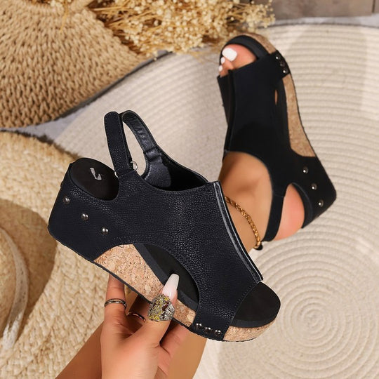 Damen Sandalen mit anatomisch geformtem Korkfußbett EB