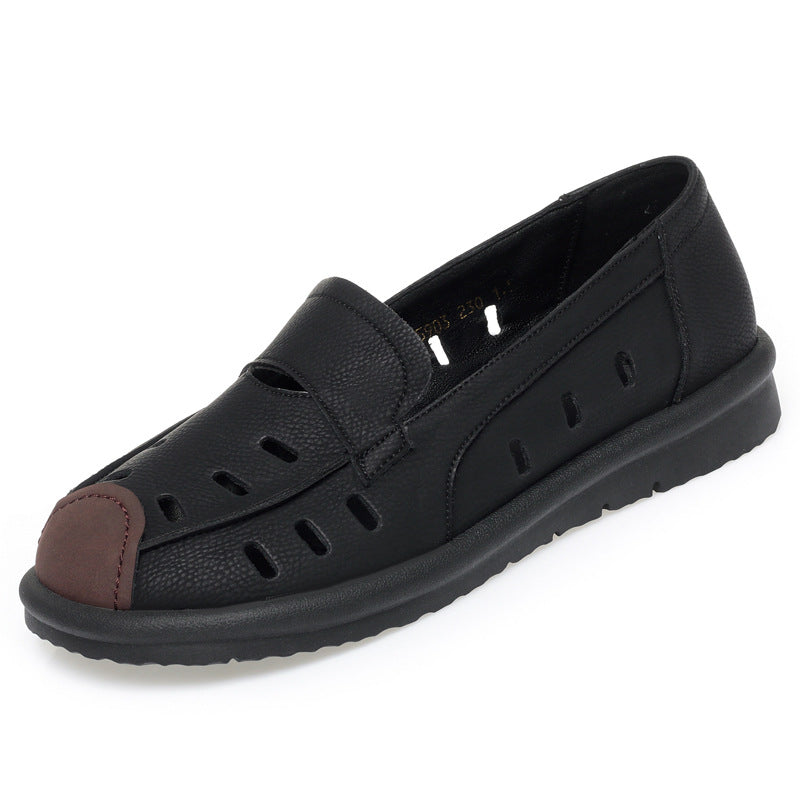Damen Slipper mit atmungsaktiven Belüftungsöffnungen und ergonomischer Sohle EB