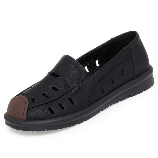 Damen Slipper mit atmungsaktiven Belüftungsöffnungen und ergonomischer Sohle EB