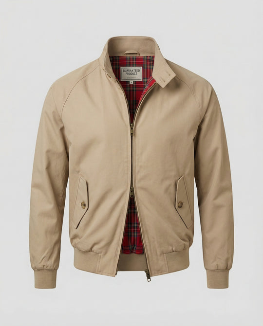 Jacke Khaki Stehkragen Workwear Baseball Uniform Herbst