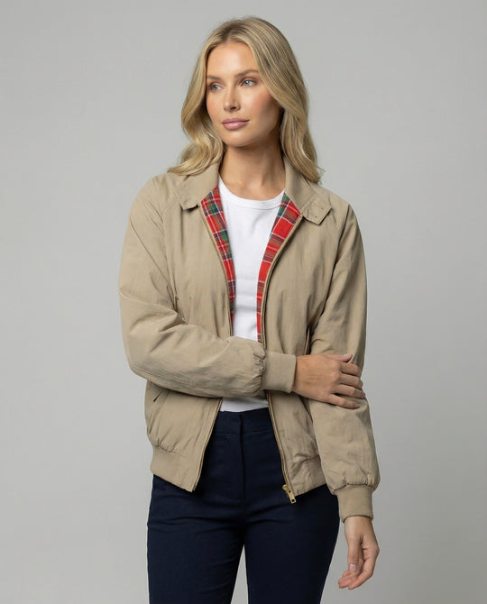 Jacke Khaki Stehkragen Workwear Baseball Uniform Herbst