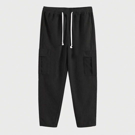 Damen Cargo-Hose mit elastischem Bund und praktischen Seitentaschen EB