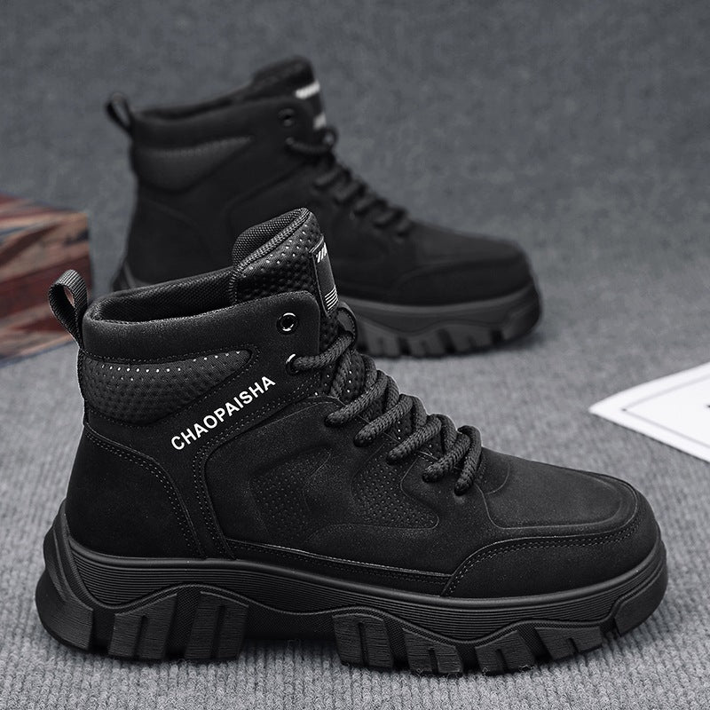 Damen Outdoor High-Top Sneakers mit rutschfester Sohle und atmungsaktivem Obermaterial EB