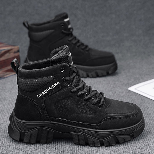 Damen Outdoor High-Top Sneakers mit rutschfester Sohle und atmungsaktivem Obermaterial EB