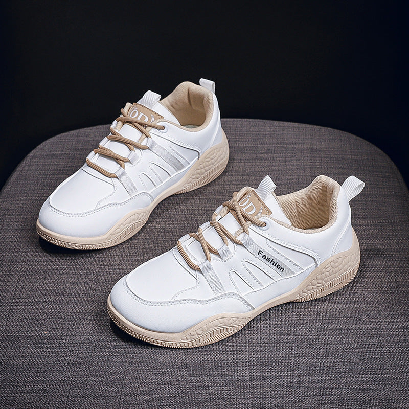 Damen Schnürsport Sneakers mit atmungsaktiver Obermaterialstruktur und stoßdämpfender Sohle EB