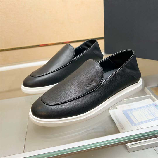 Damen Mokassin-Sneaker mit hochwertiger Lederausstattung und rutschfester Sohle EB
