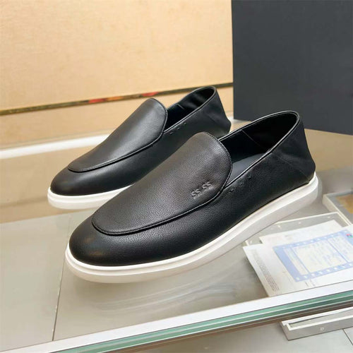 Damen Mokassin-Sneaker mit hochwertiger Lederausstattung und rutschfester Sohle EB