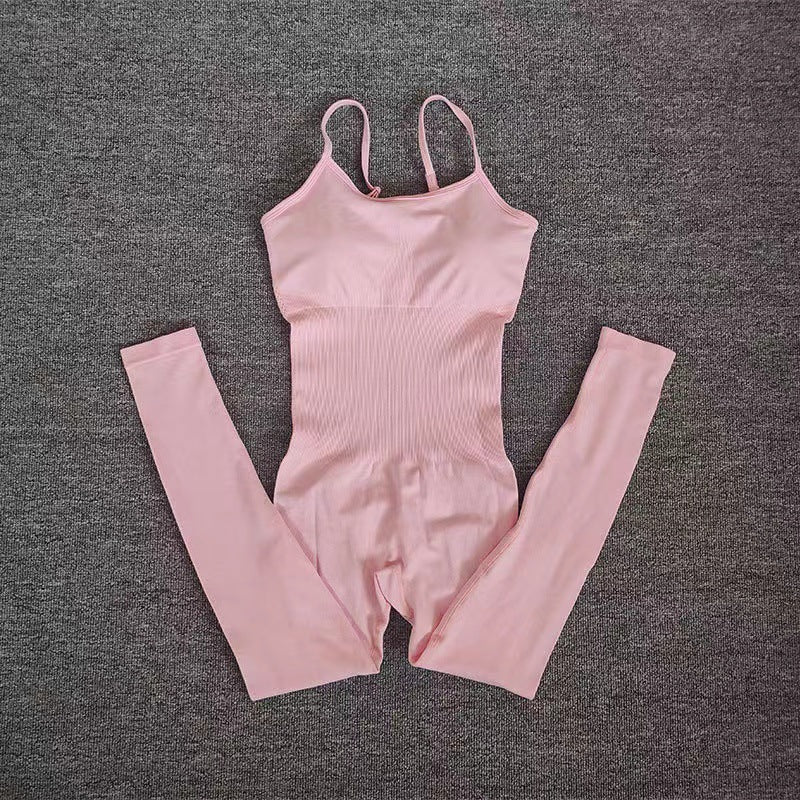 Damen Funktionsstrumpfhose mit Spaghettiträgern und hohem Bund EB