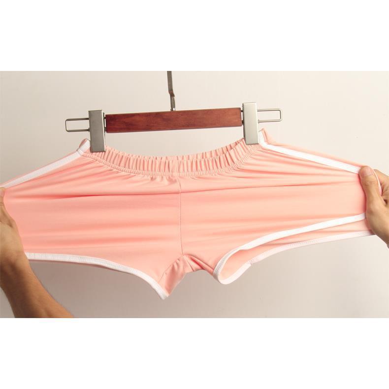 Damen Sportliche Shorts mit elastischem Bund und Kontraststreifen EB