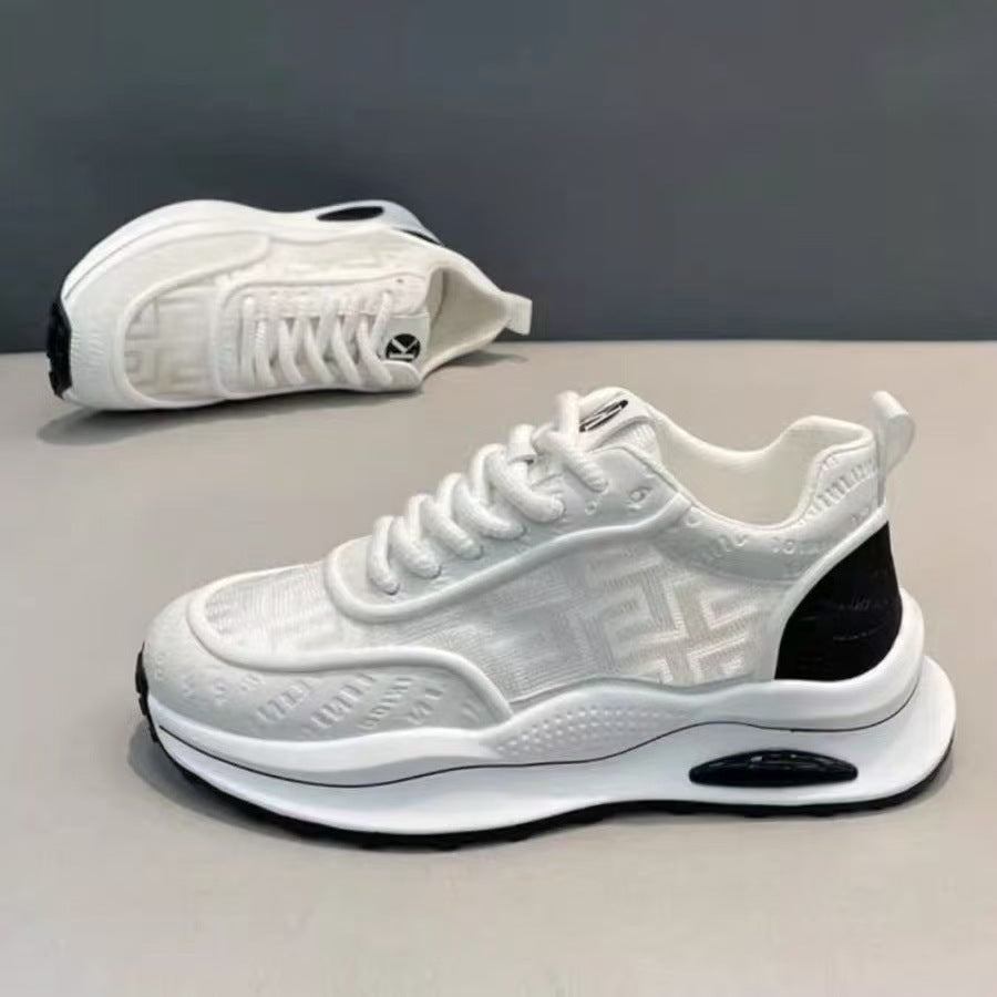 Damen Freizeitsneaker mit atmungsaktiver Oberflächenstruktur und dämpfender Sohle EB