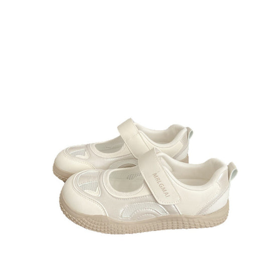 Damen Bequeme Freizeit-Schuhe mit verstellbarem Vamp und atmungsaktivem Netz EB