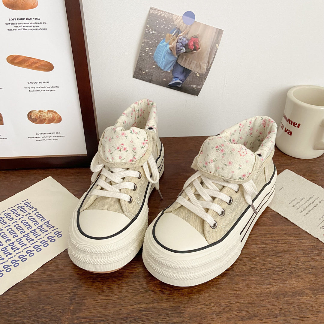 Damen Sportliche Sneakers mit atmungsaktivem Obermaterial und dämpfender Sohle EB