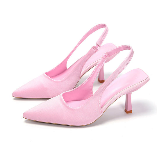 Damen Slingback-Pumps mit spitzem Zehenbereich und elegantem Absatz EB