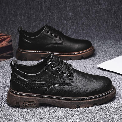 Herren Schnürschuhe aus hochwertigem Leder mit rutschfester Sohle EB
