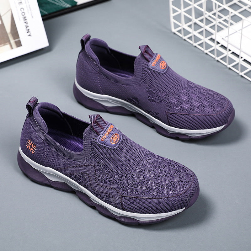Damen Atmungsaktive Slip-On Sneakers mit flexibler Zwischensohle EB
