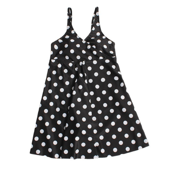 Damen Freizeitkleid mit elegantem Punkte-Design EB