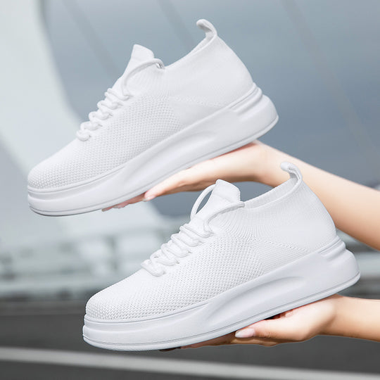 Damen Atmungsaktive Sneakers mit flexiblem Strick-Obermaterial EB