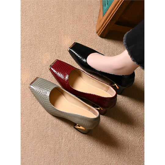 Damen Elegante und schicke Pumps mit glänzendem Finish EB