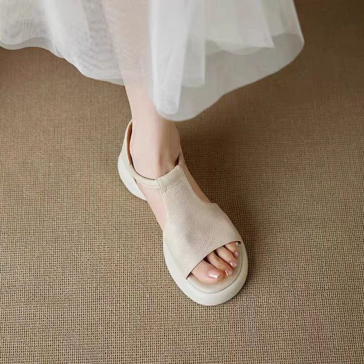 Damen modische Sandalen mit ergonomischem Fußbett und rutschfester Sohle EB