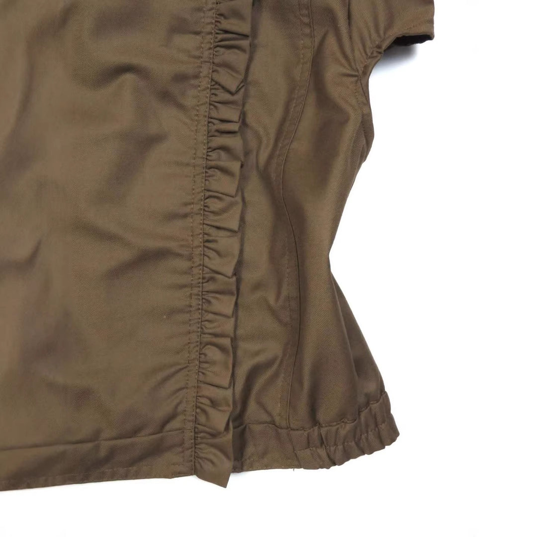 Damen Elegante Bluse mit Rüschen EB