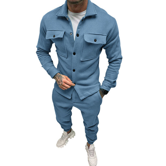Herren Freizeit-Anzug mit praktischem Schnitt und Taschen EB